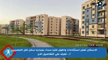 الإسكان تعلن استثناءات وأطول فترة سداد بمبادرة سكن لكل المصريين 7.. تعرف على التفاصيل الآن